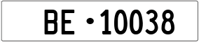 Truck License Plate